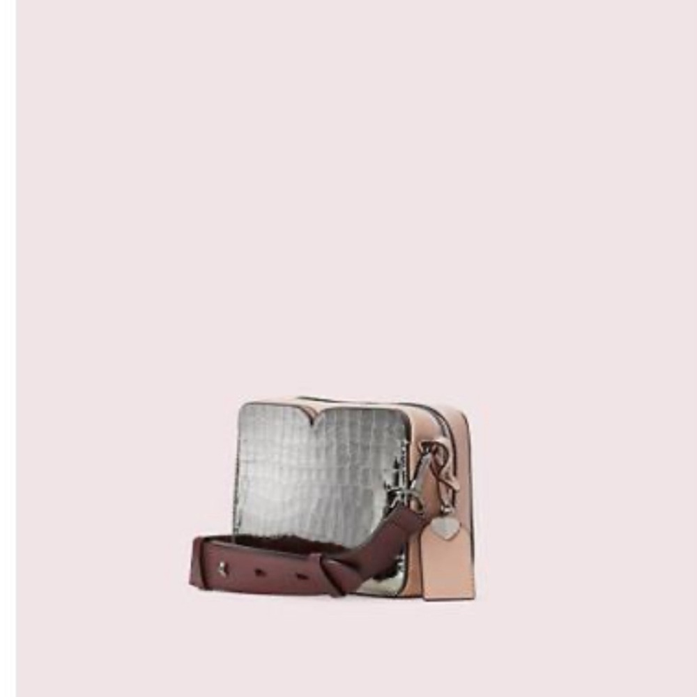 Kate spade candid camera bag shiny croc